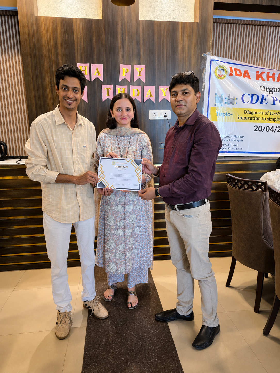 Dr. Kumar Deovrat Dentist Patient Consultation in Raghopur